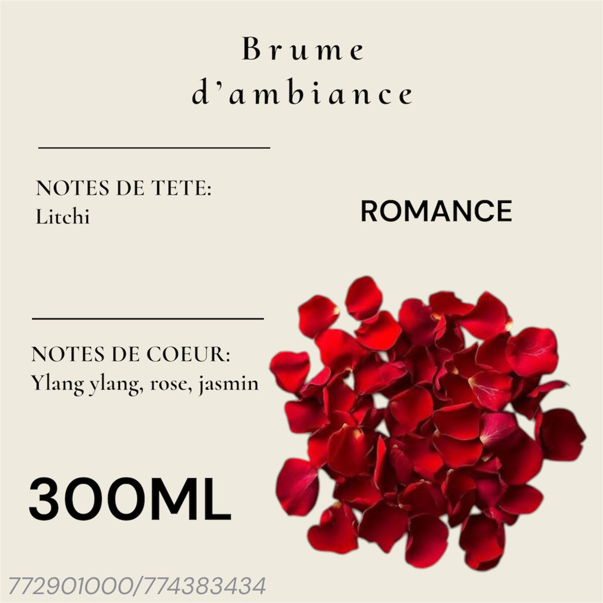 Brume d’ambiance Romance — 300 ml