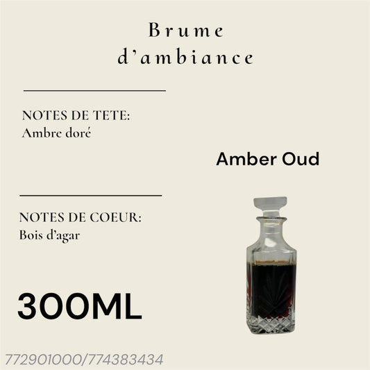 Brume d’ambiance Amber Oud — 300 ml