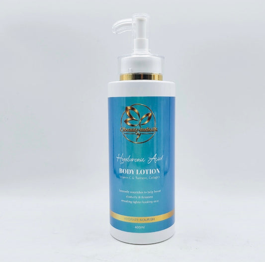 Organic body lotion